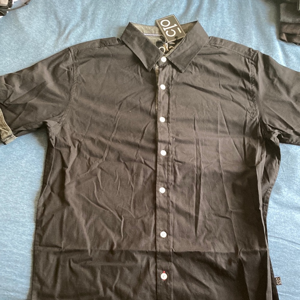 Medium Black Olo Button up Shirt